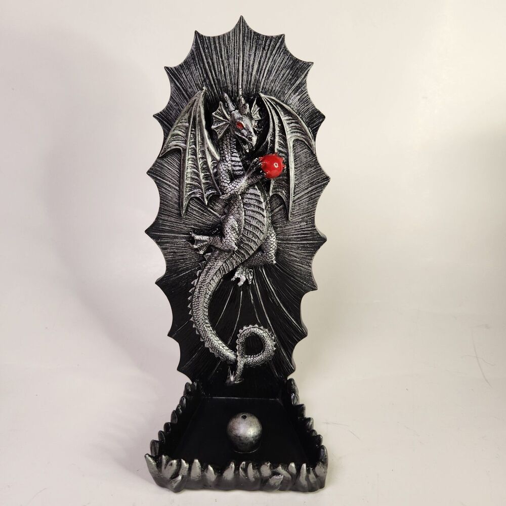 Gothic‎ Dragon Wall Sconce Incense Burner Holder Halloween Mideval Decor